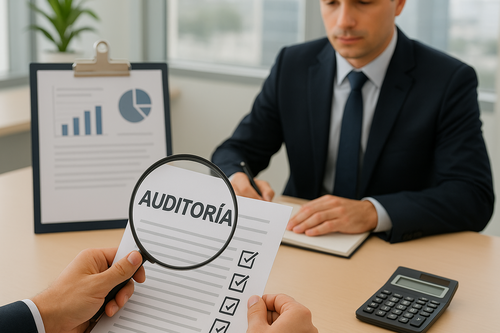 Proceso de auditoría en oficina